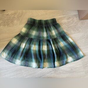 Plaid Flannel Skirt